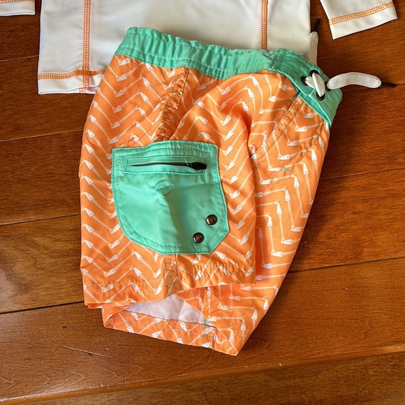 NWT CABANA LIFE BOYS 2PC RASHGUARD SET SIZE 18M-24M - Picture 7 of 8